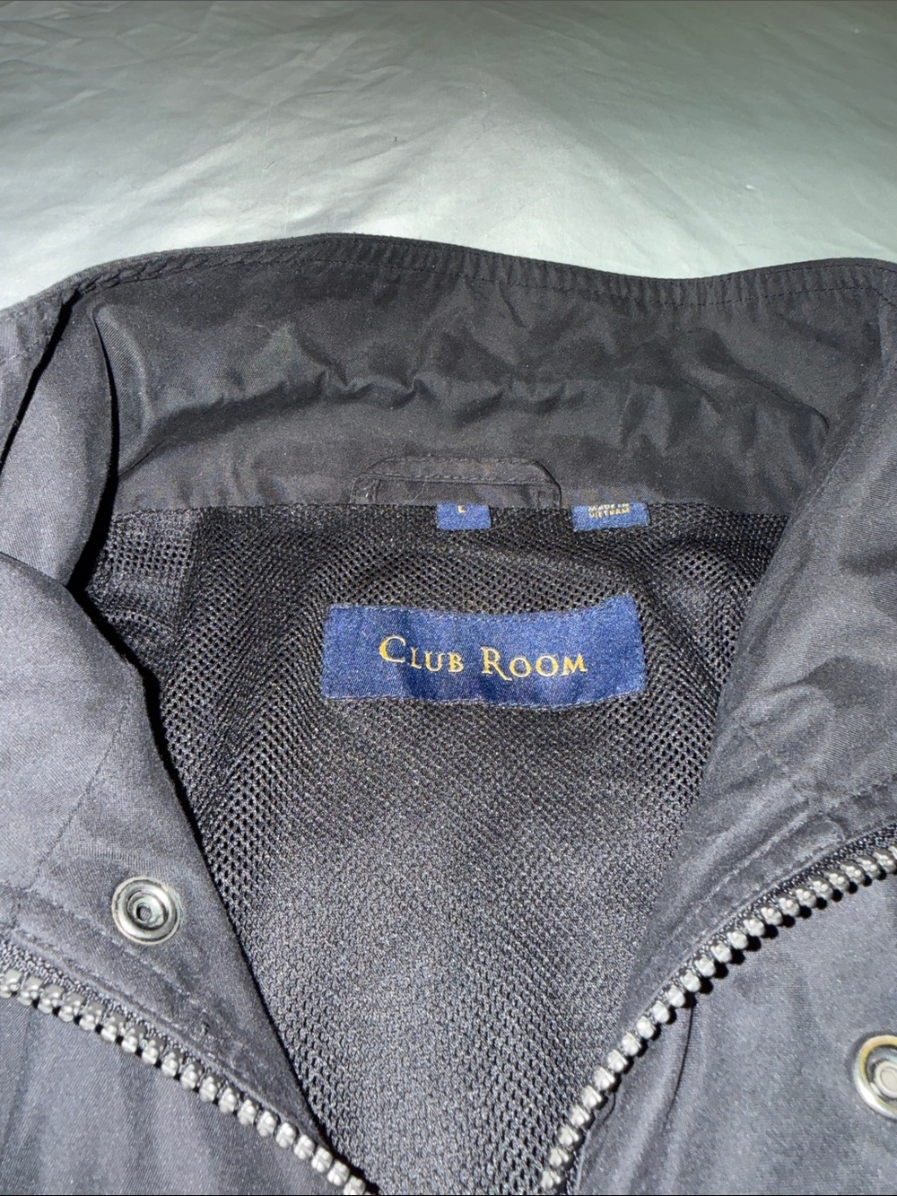 Club Room Black Men's Lightweight Windbreaker